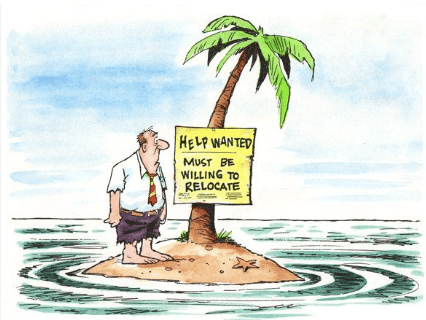 Relocate for a job